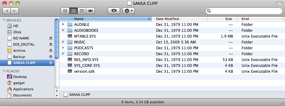 sansa software for mac